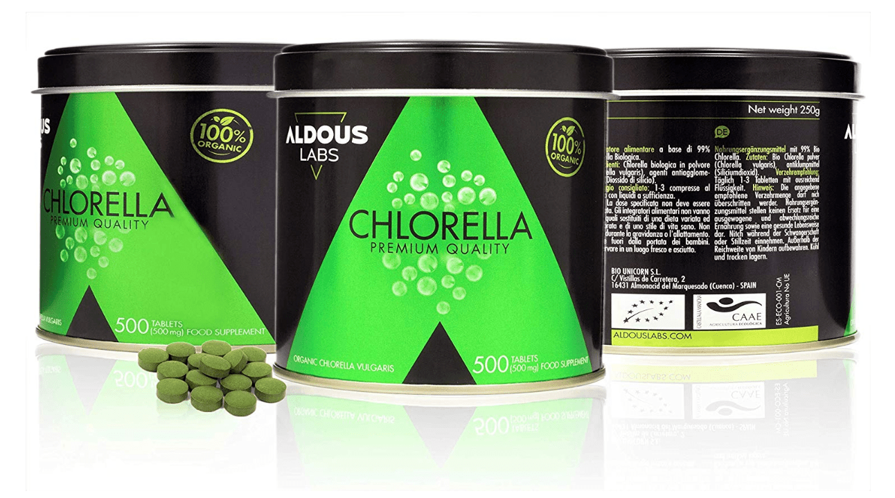 Organic Premium Chlorella for 165 days | Grabbitfast